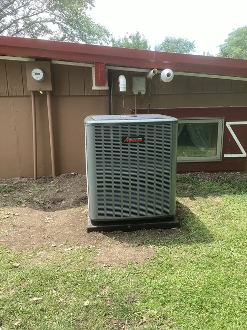 Amana 2-stage air conditioner installation by A-1 Plumbing Heating Cooling Electrical