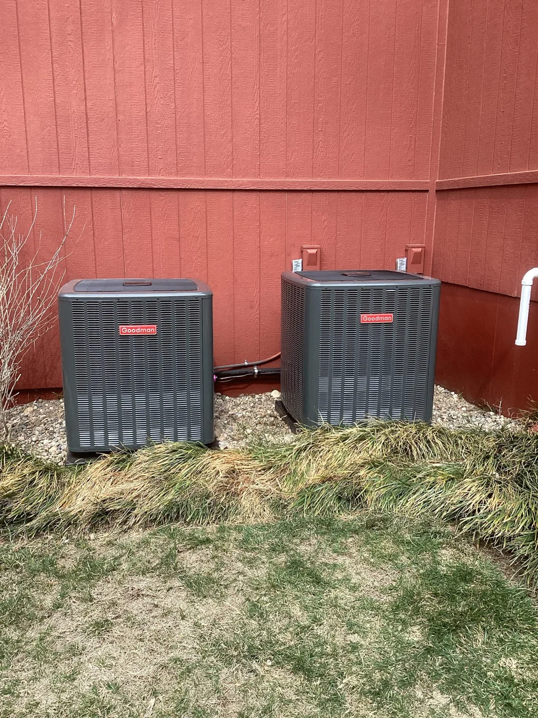 2 Goodman 20 SEER 3 ton Air Conditioners by A-1 Plumbing Heating Cooling Electrical