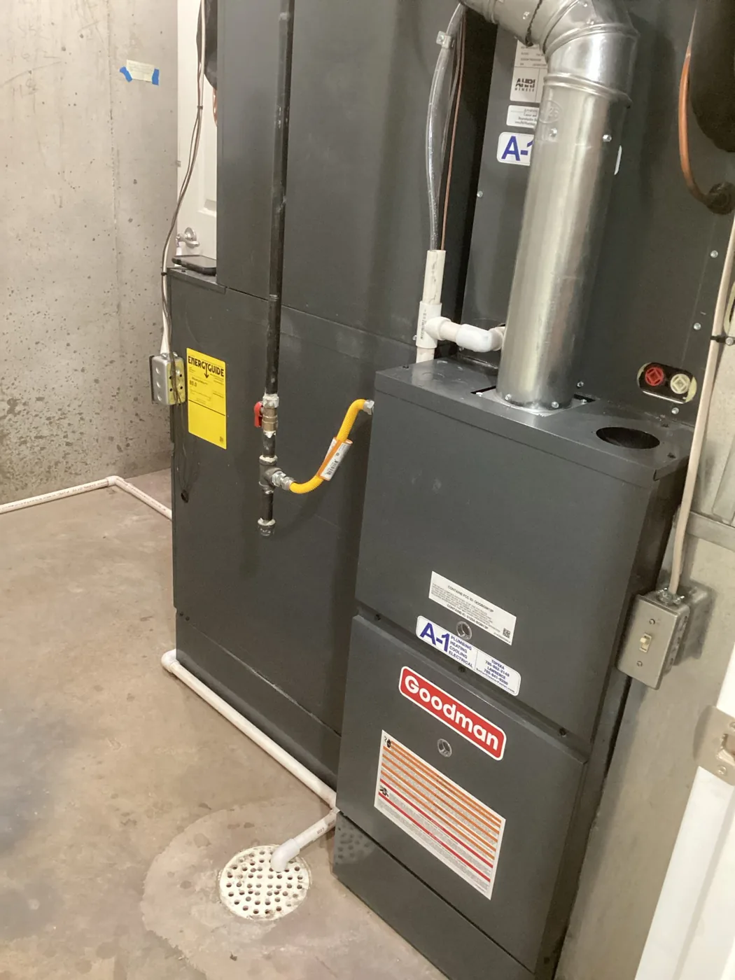 Furnace Install 32 by A-1 Plumbing Heating Cooling Electrical