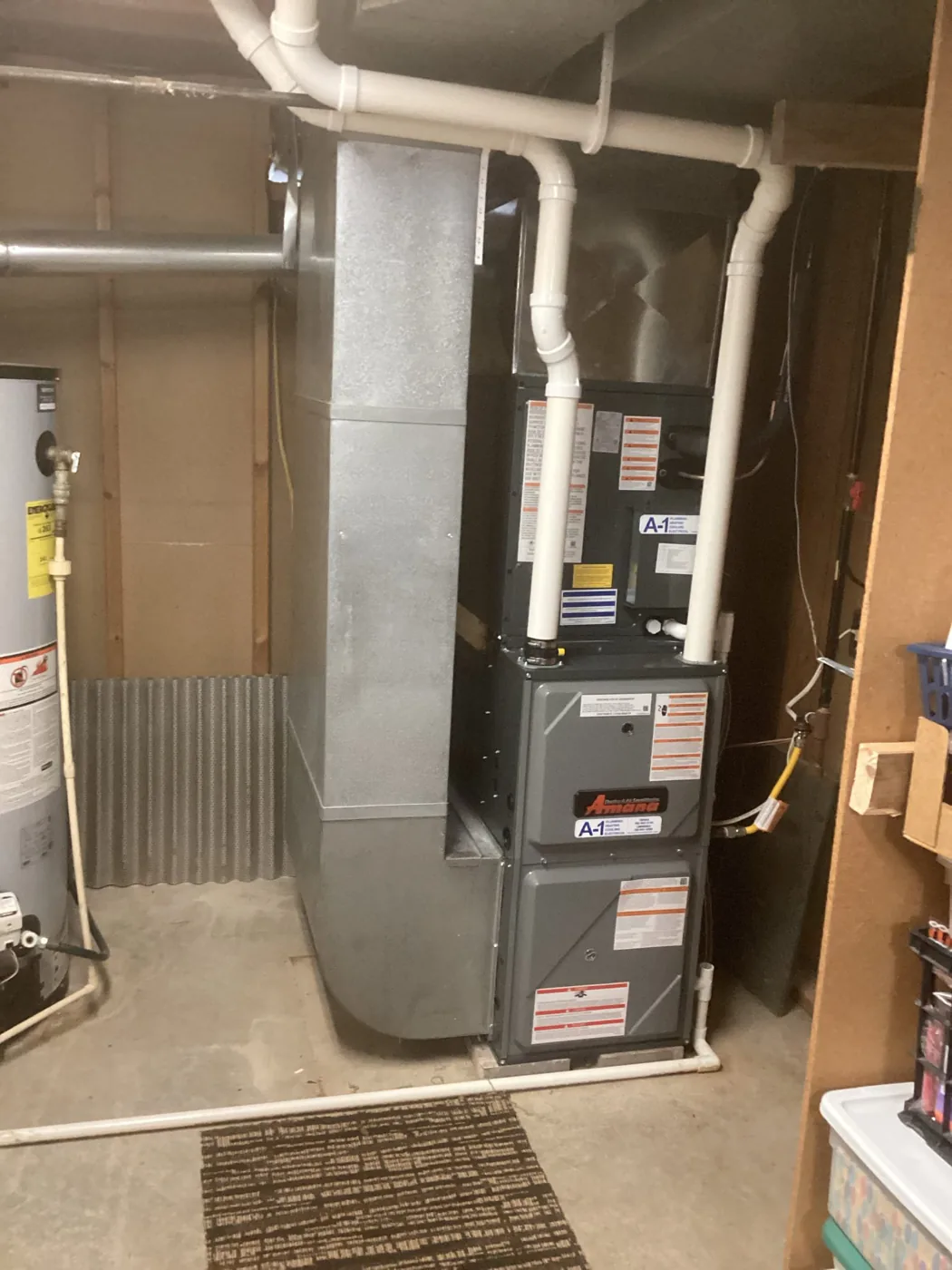 Furnace Install 7 by A-1 Plumbing Heating Cooling Electrical