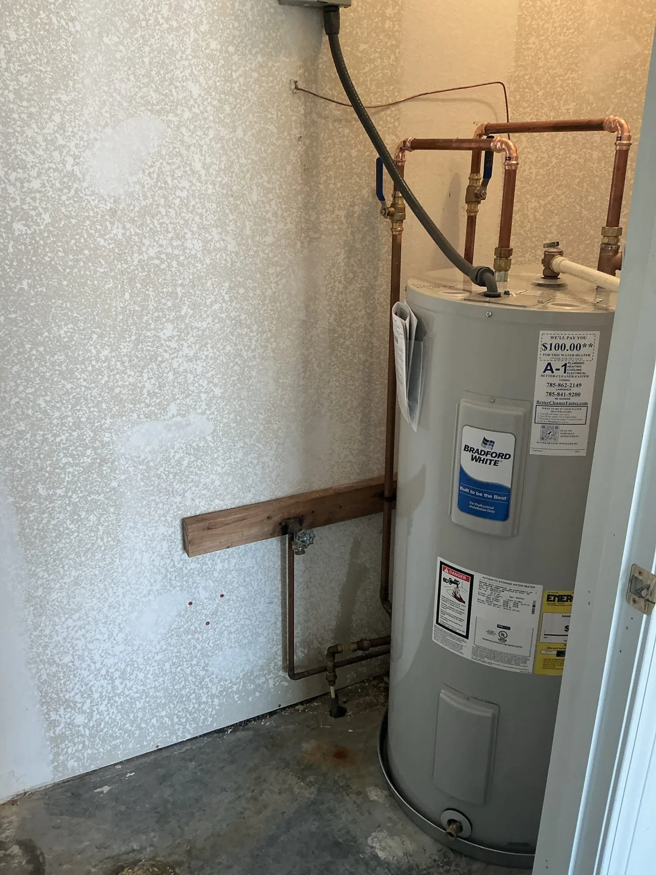 2026-07-08 Water Heater Installation by A-1 Plumbing Heating Cooling Electrical