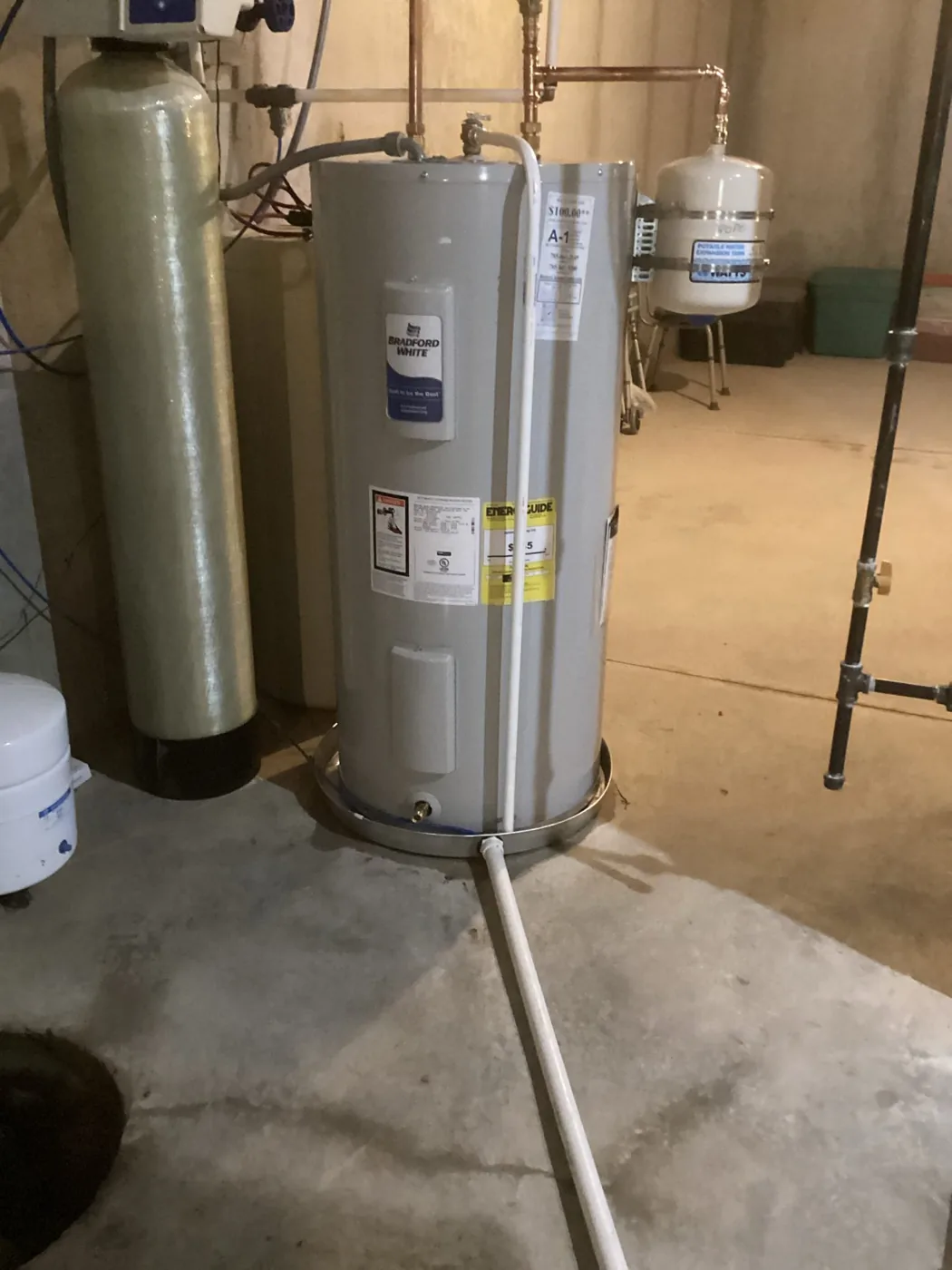 40 gallon electric Bradford White water heater by A-1 Plumbing Heating Cooling Electrical