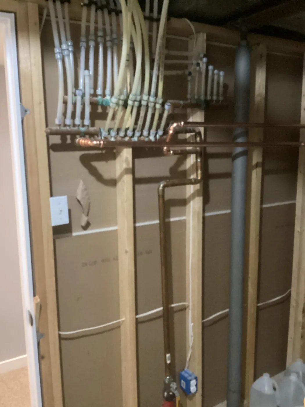 Manabloc Water line installation by A-1 Plumbing Heating Cooling Electrical